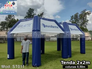 estandes infláveis promocionais perlatte eurofarma